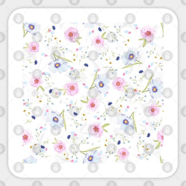 Wonderful wallpaper pattern Sticker by AhMath